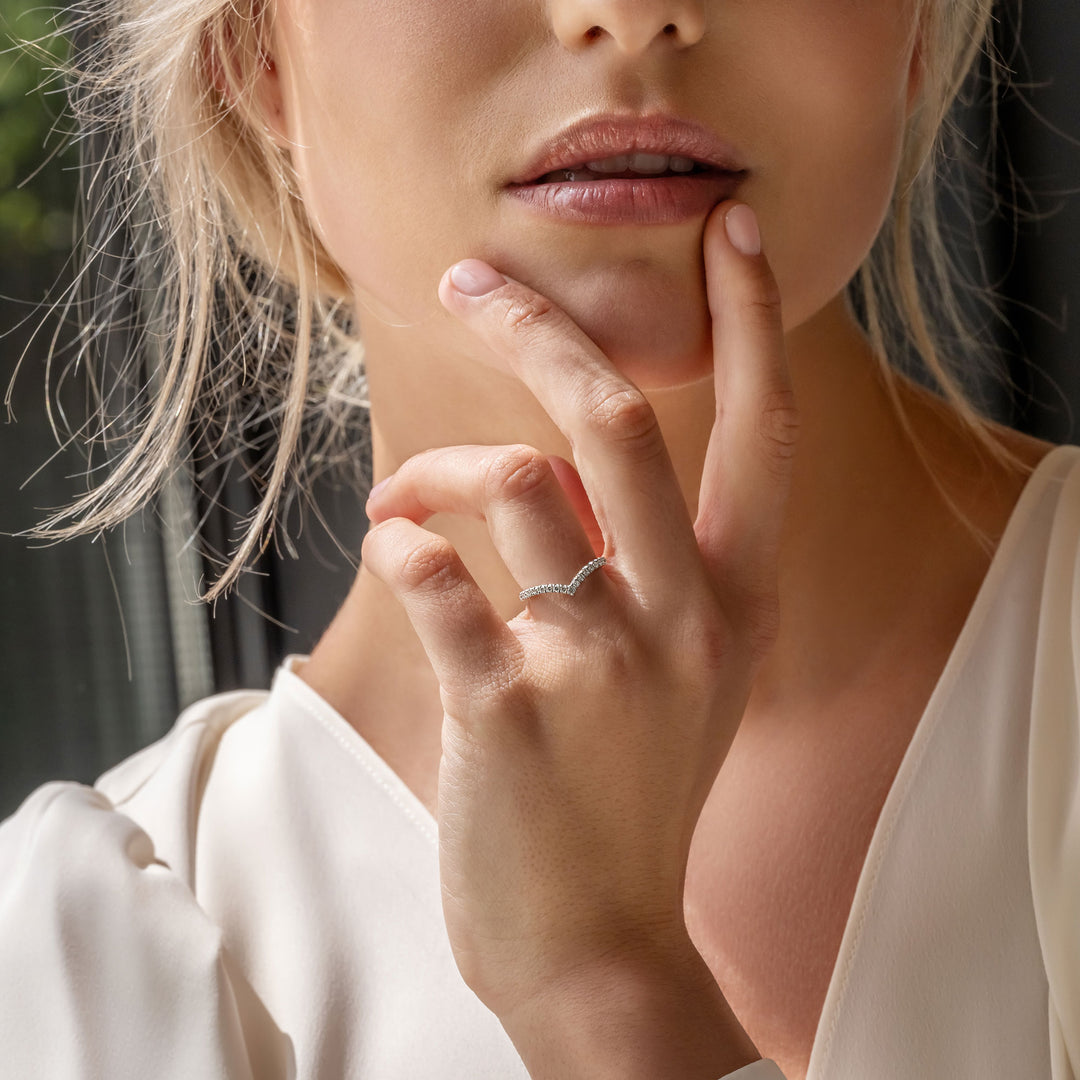 MEJURI wishbone ring K14/YG/V字リング MEJURI wishbone ring K14/YG/V字リング Wishbone 14k Gold Ring